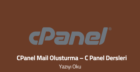 CPanel Mail Olusturma – C Panel Dersleri